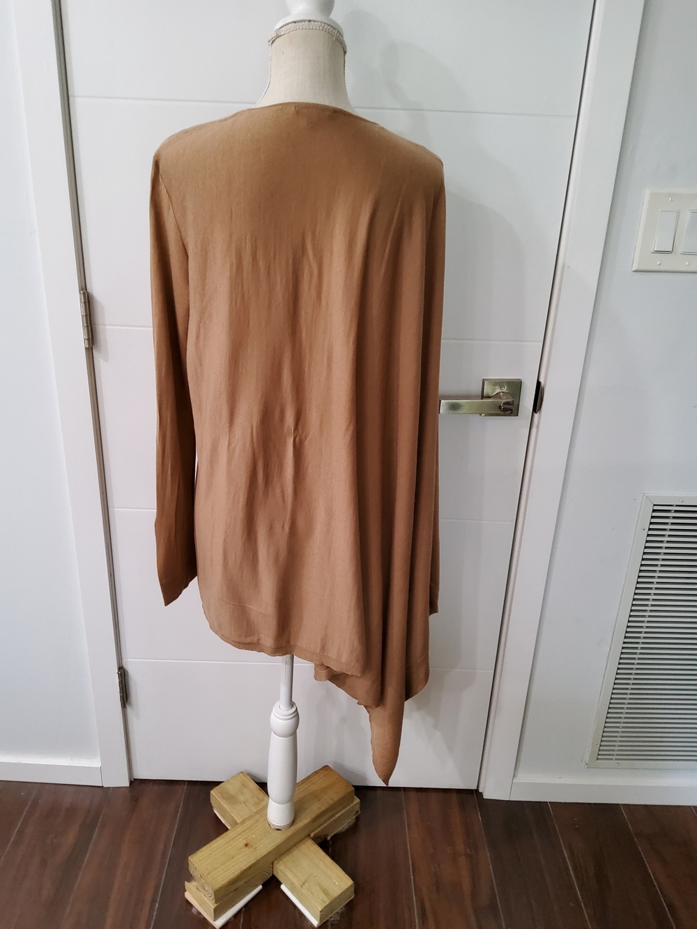 COS 100% wool Camel Asymmetric Cowl Sweater - Picture 7 of 8